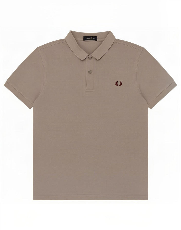 Fred Perry Polo Homme Gris Moyen Coton