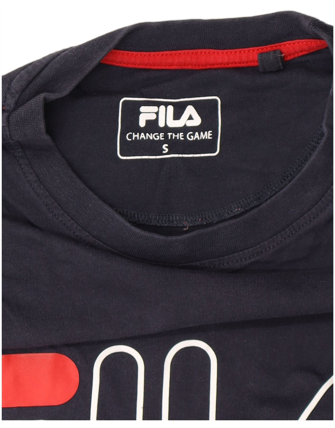 FILA T-Shirt Graphique Homme Petit Bleu Marine