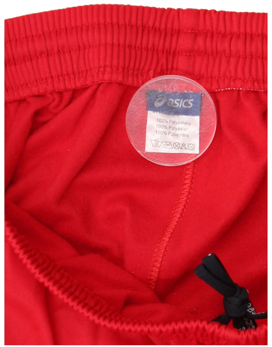 ASICS Short de Sport Homme Rouge Moyen Polyester