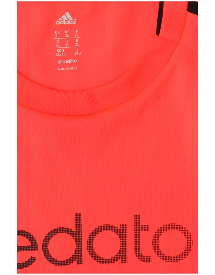 Adidas Homme Predator Graphic T-Shirt Top XL Rose Colorblock