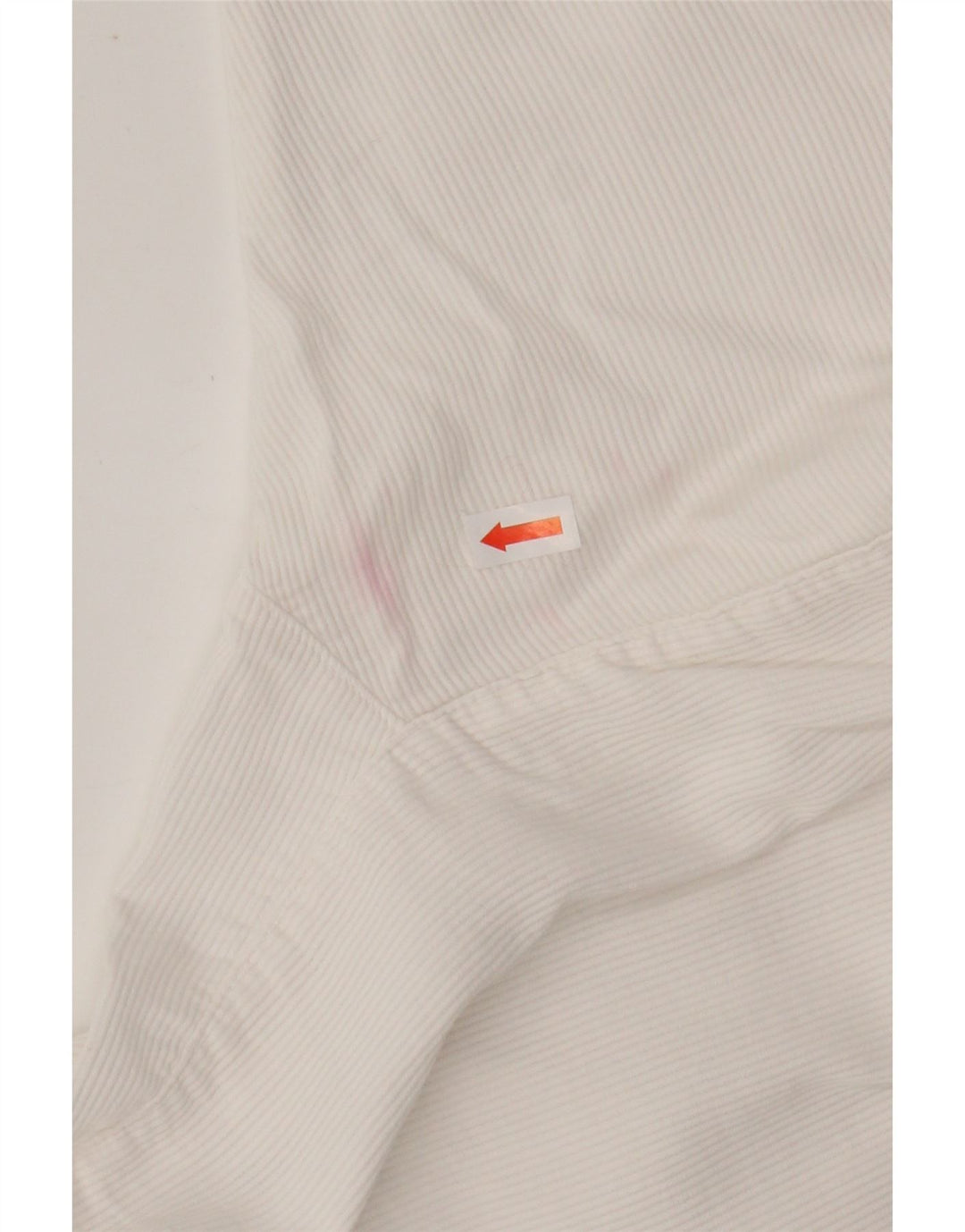 LES COPAINS Chemisier court en velours côtelé pour femme UK 12 Medium White Floral