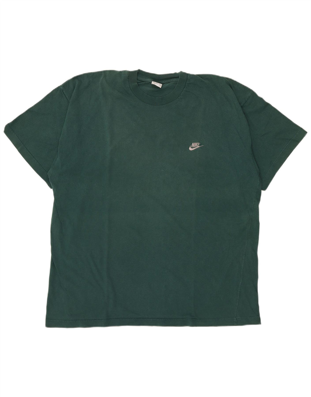 NIKE T-Shirt Homme Top 2XL Vert Coton