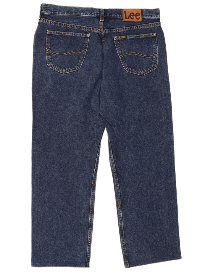 Lee Jean Droit Homme W38 L27 Bleu Marine