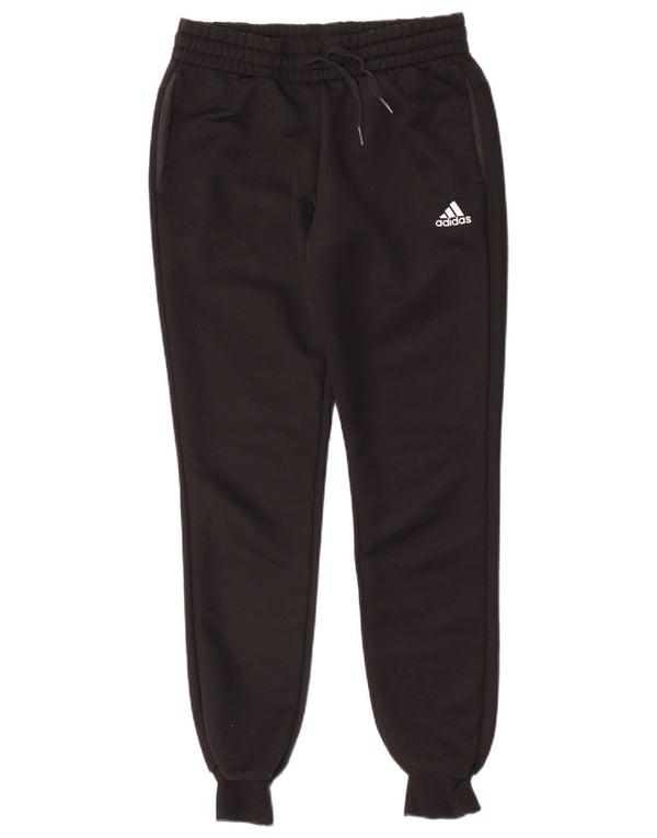 Adidas Pantalon de survêtement pour femme Joggers UK 4/6 XS Noir Polyester