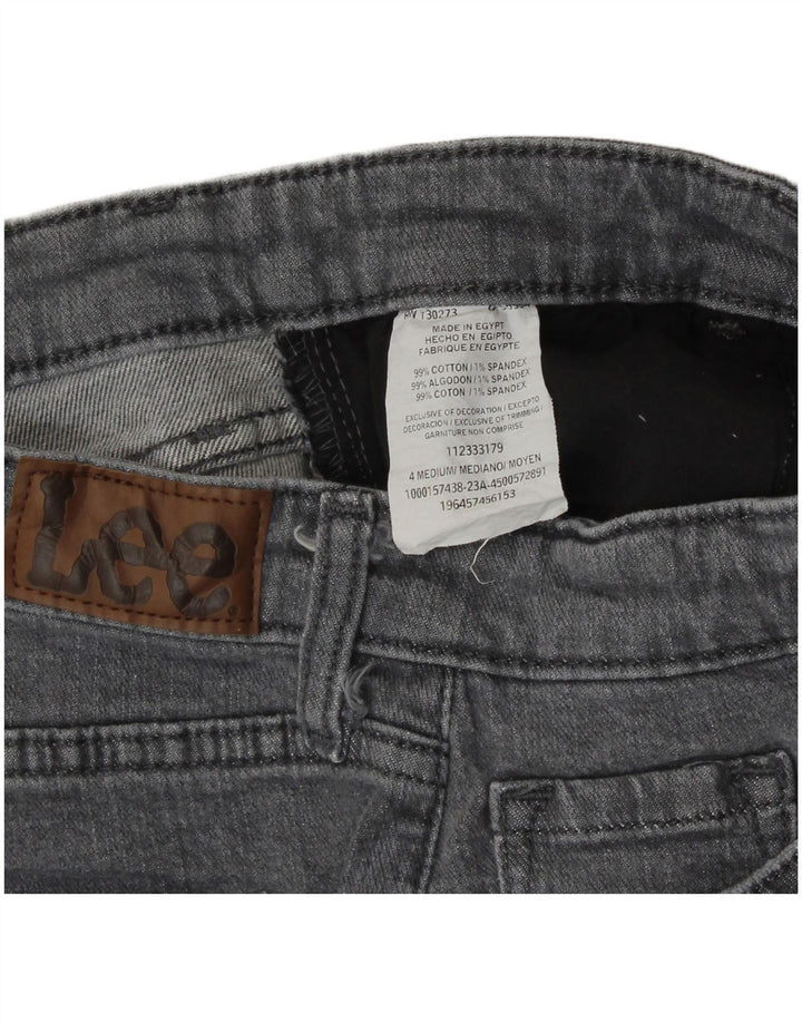 Lee Short en jean vieilli pour femme US 4 Small W27 Gris Coton