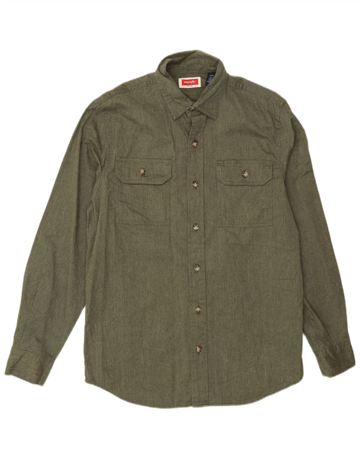 Wrangler Chemise Homme Petit Kaki Coton