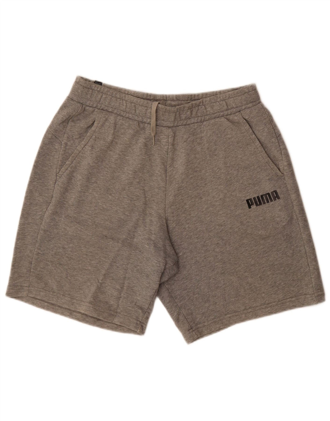 Puma Short de Sport Homme Gris Moyen Flecked Cotton