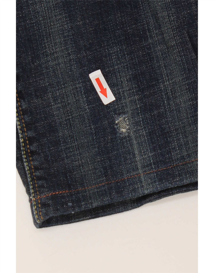 Levi's Jean Droit 570 Femme W32 L29 Bleu Marine Coton