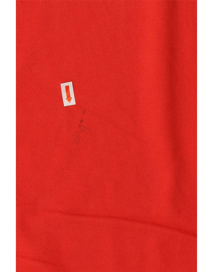 KAPPA Polo à Manches Longues Homme 3XL Rouge Coton