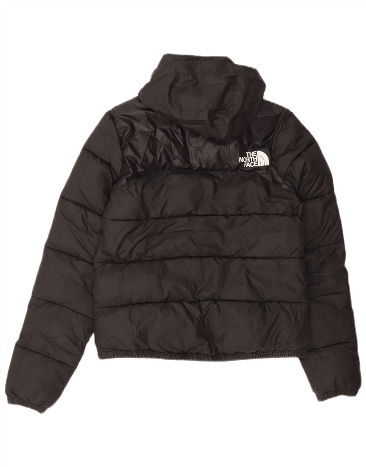 THE NORTH FACE Veste matelassée surdimensionnée pour femme UK 6 XS Noir Colourblock