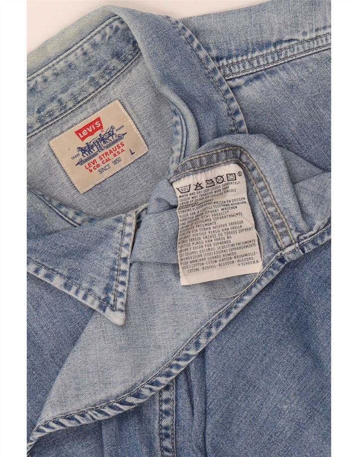 Levi's Chemise en Jean Large Homme Bleu Coton