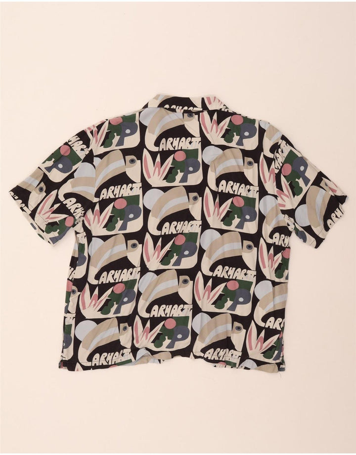 CARHARTT Chemise graphique à manches courtes pour hommes grand patchwork multicolore