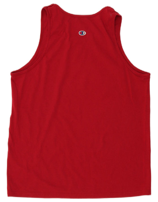 Champion Débardeur Graphique The Grenadines Homme Large Bordeaux Coton