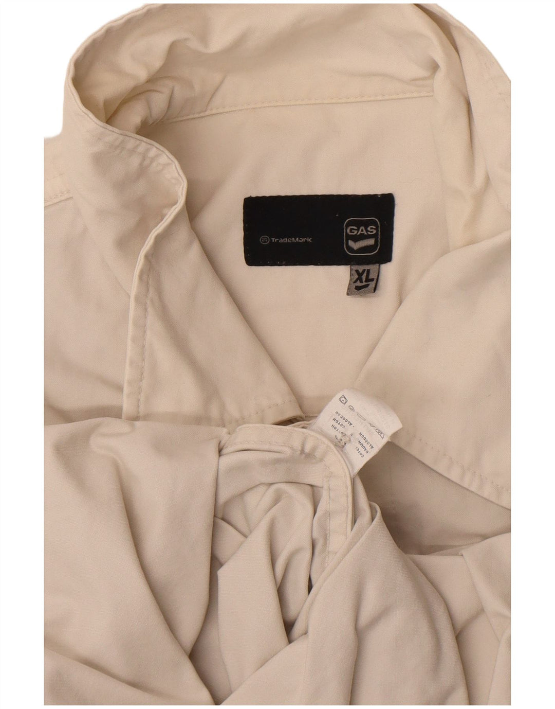 Gas Veste Bomber Homme UK 42 XL Coton Blanc Cassé