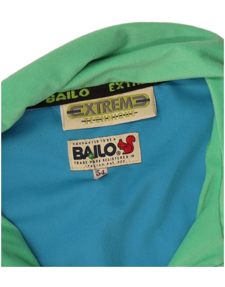 Bailo Veste de survêtement pour homme IT 54 XL Bleu Colorblock Polyester