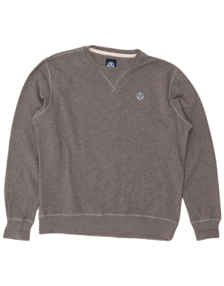 NORTH SAILS Sweat-Shirt Homme Petit Gris Coton