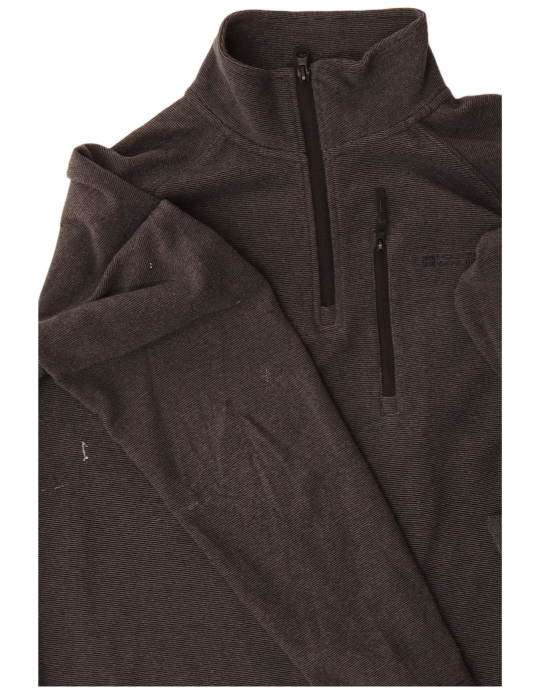 Mountain Warehouse Haut de Survêtement Pull Homme Gris Moyen Polyester