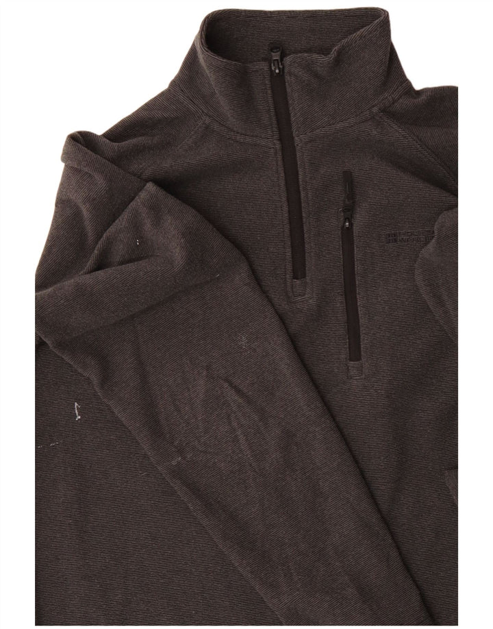 Mountain Warehouse Haut de Survêtement Pull Homme Gris Moyen Polyester