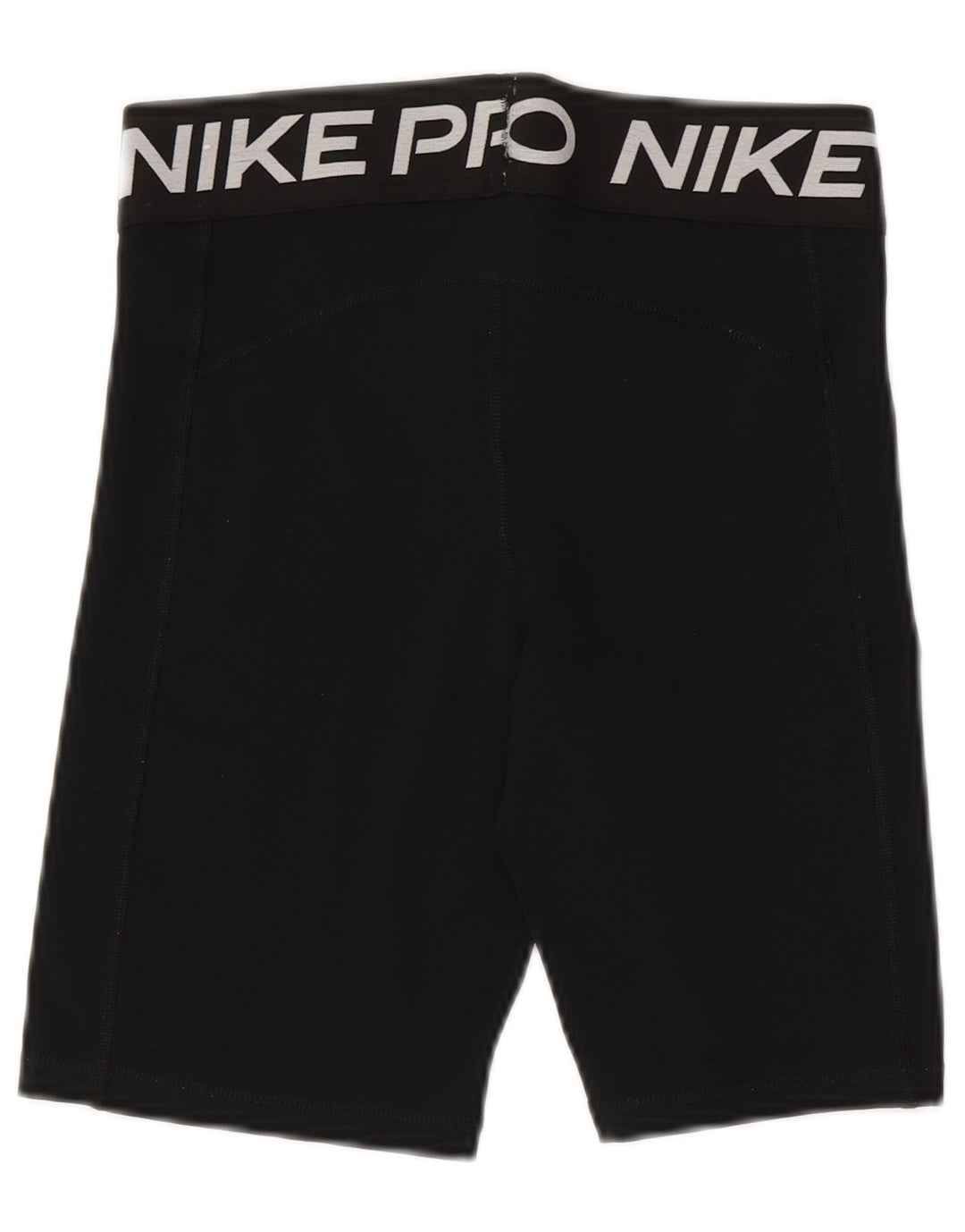 NIKE Short de sport Dri Fit Graphic pour femme UK 12 Noir moyen Polyester
