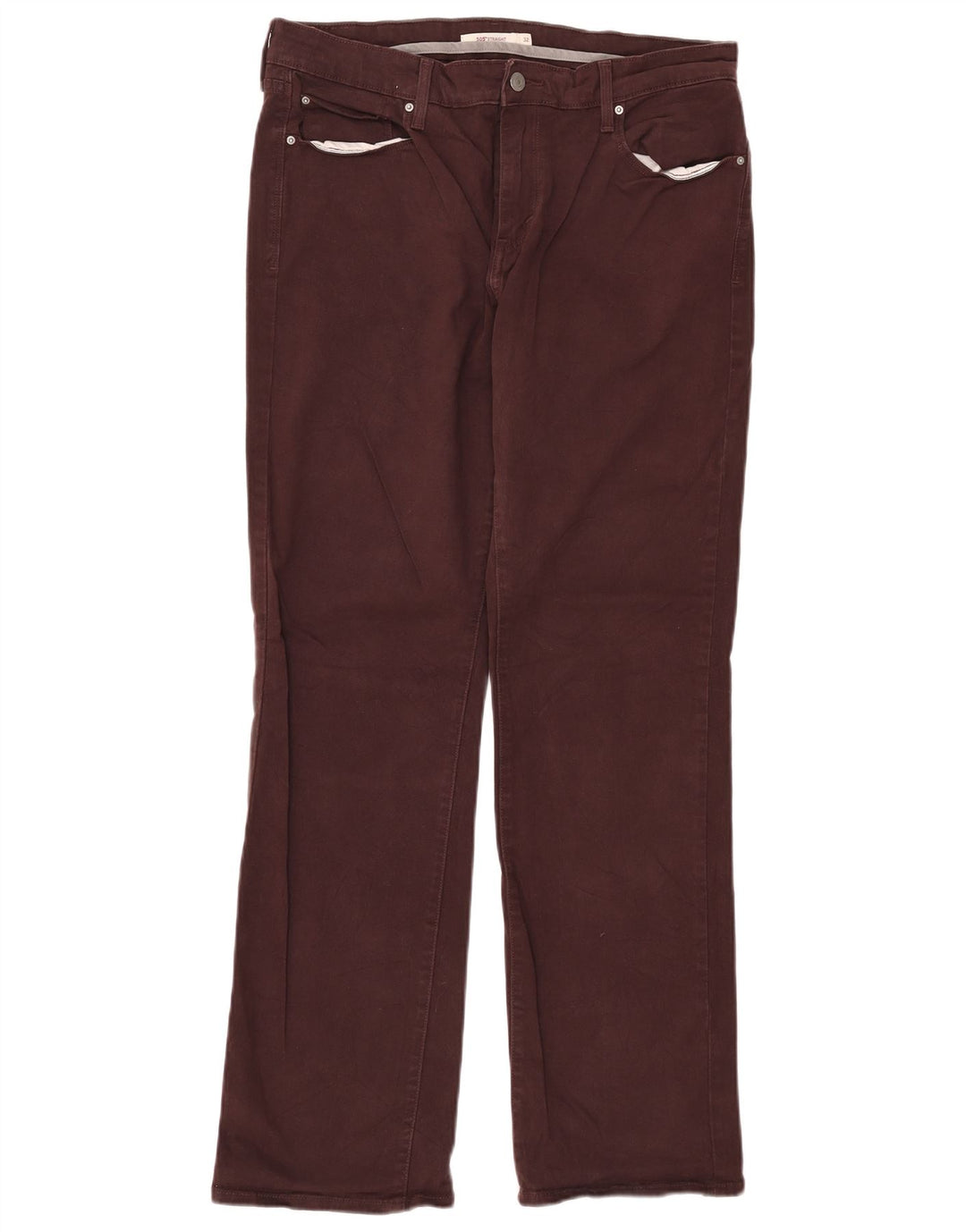 LEVI'S Jean droit 505 femme W32 L32 coton marron