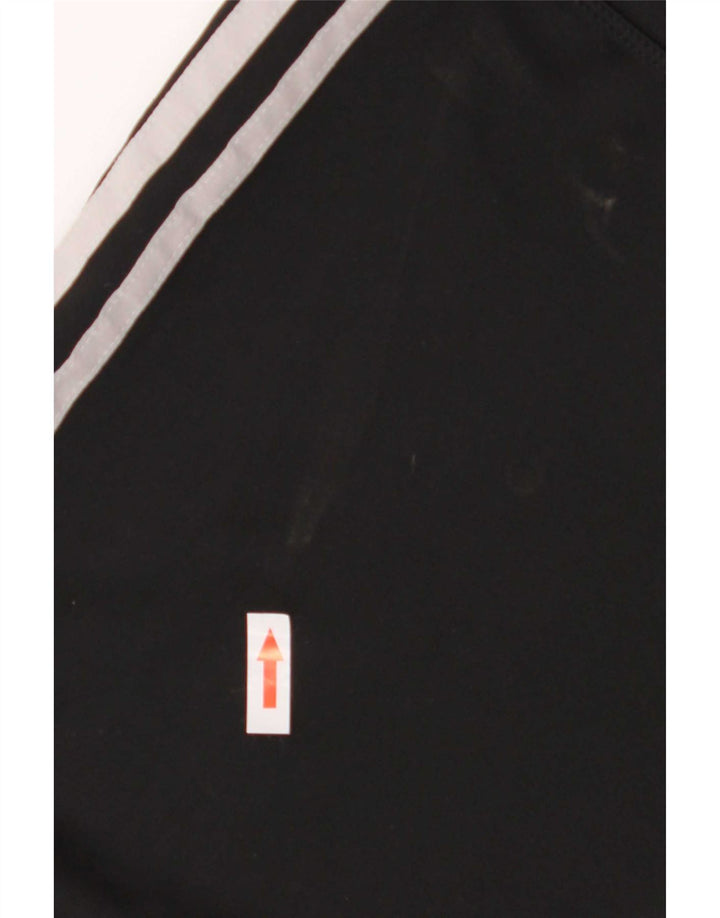 Adidas Leggings Femme UK 16/18 Large Noir Polyester