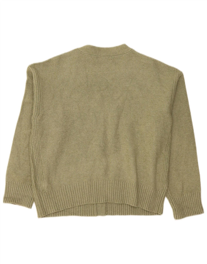 Marks & Spencer Pull cardigan surdimensionné pour femme UK 14 Kaki moyen
