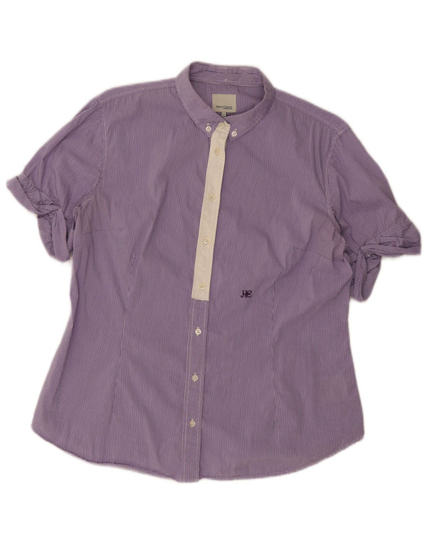 Henry Cottons Chemise à manches courtes pour femme IT 48 XL Vichy violet