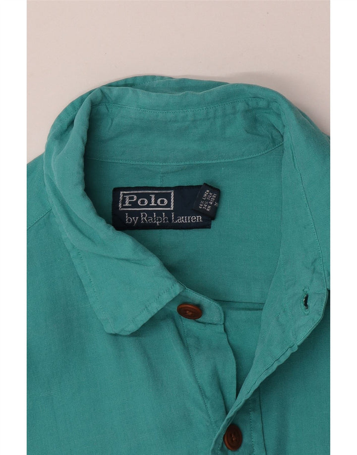 Polo Ralph Lauren Chemise Homme Lin Turquoise Moyen
