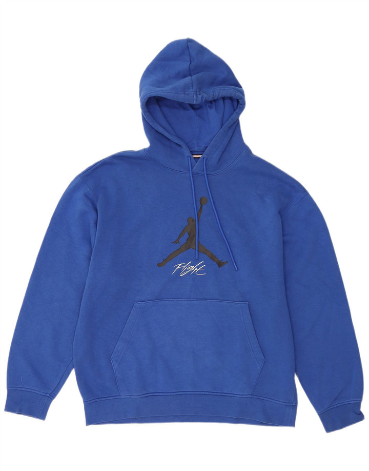 Jordan Pull à capuche graphique pour homme en coton bleu Taille L