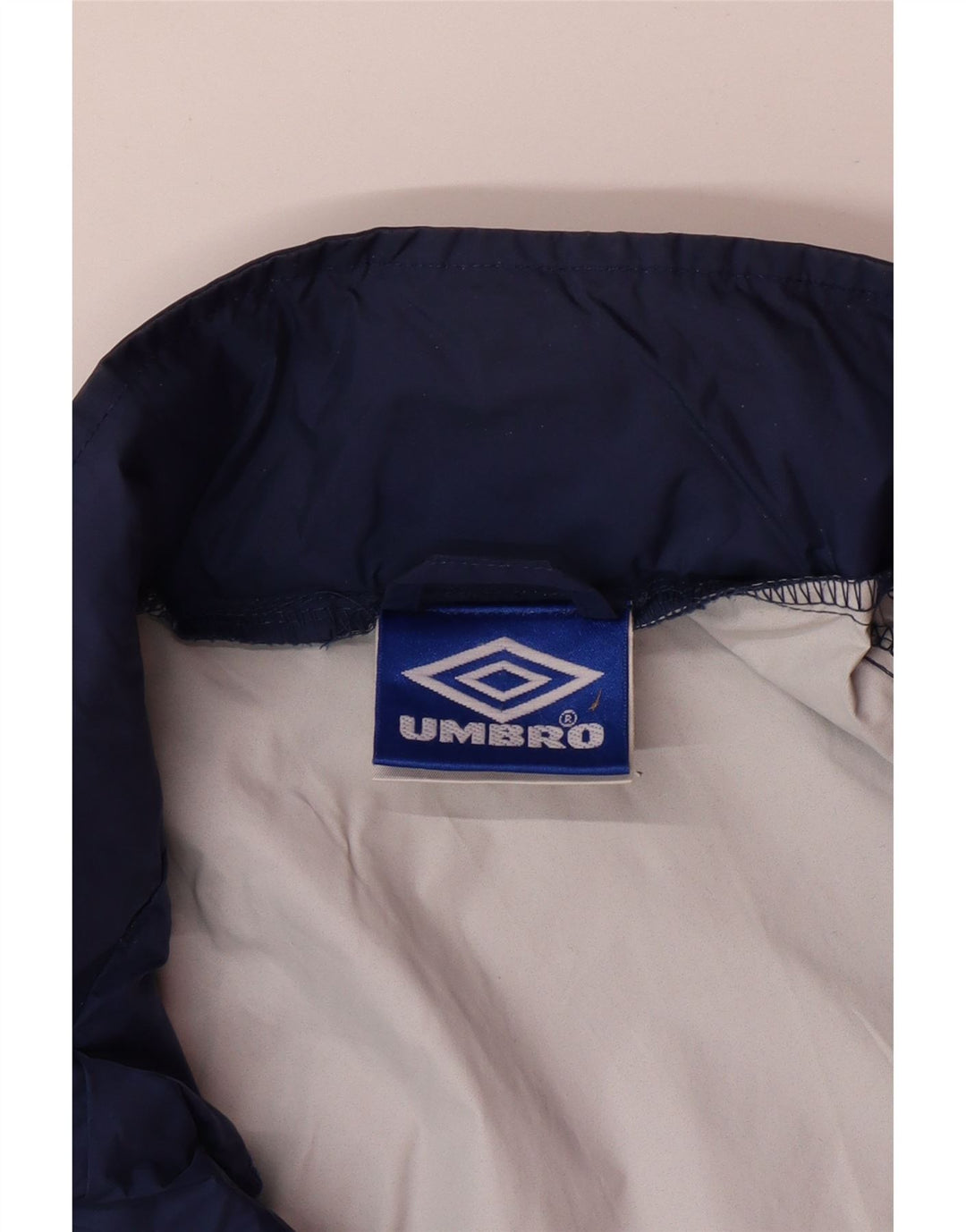 UMBRO Veste de pluie à capuche coupe ample pour homme UK 38 Bleu marine moyen