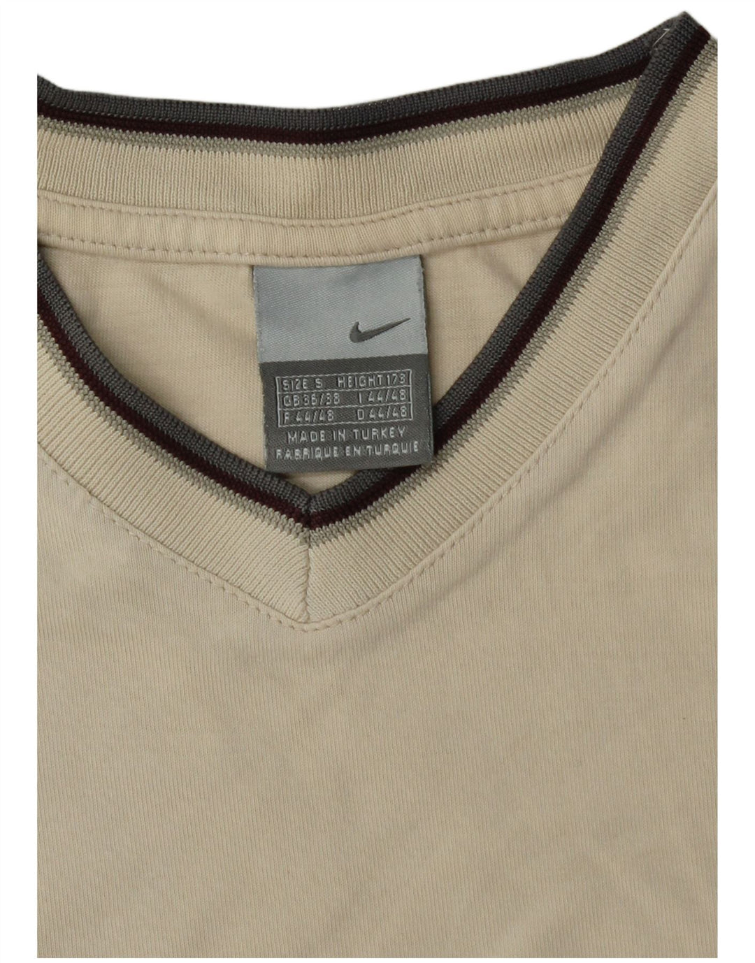 NIKE T-shirt pour homme UK 36/38 Small Blanc cassé