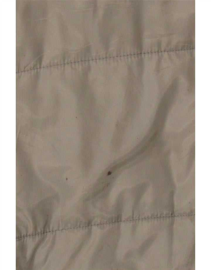 Zara Gilet rembourré pour homme UK 42 XL Kaki Polyester