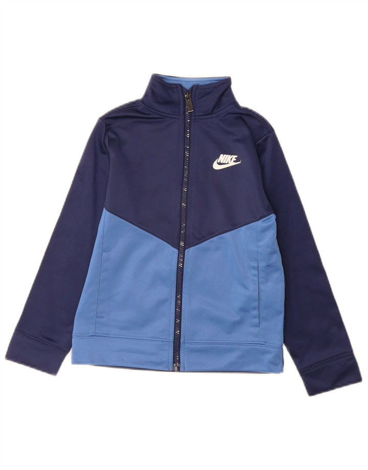 Veste de survêtement Nike pour garçon 5-6 ans Bleu marine moyen colour block