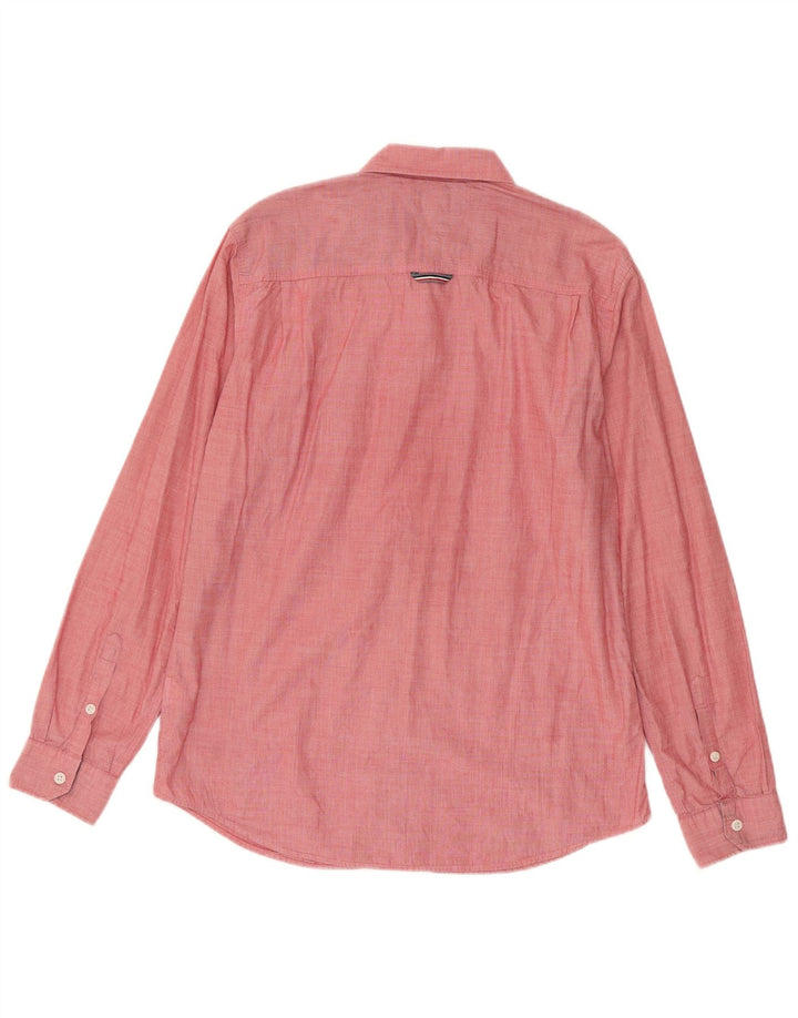 Tommy Hilfiger Chemise Regular Fit Homme Coton Rose Large