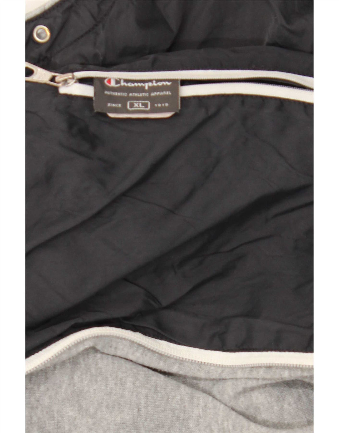 Champion Pull à capuche zippé pour homme XL Gris