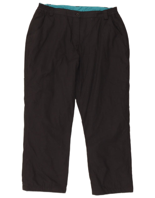 Mountain Warehouse Pantalon coupe-vent pour femme UK 14 Large W32 L28 Noir