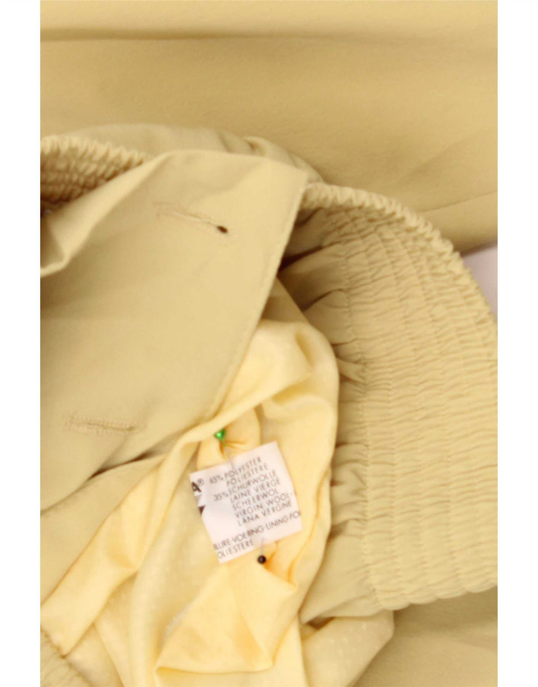 Trevira Veste bomber surdimensionnée à double boutonnage pour femme IT 44 Jaune moyen