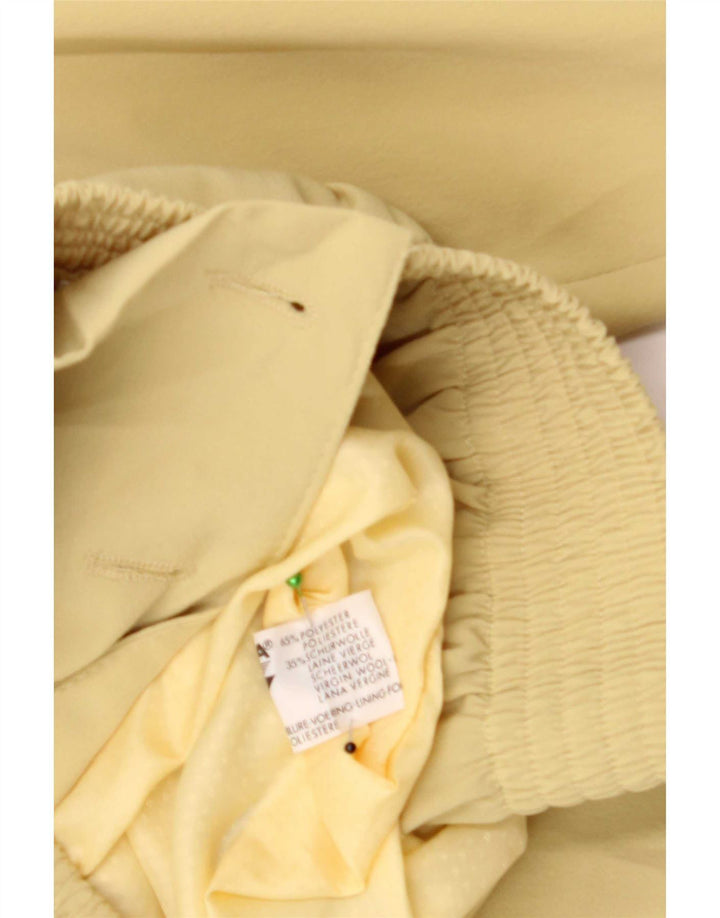 Trevira Veste bomber surdimensionnée à double boutonnage pour femme IT 44 Jaune moyen