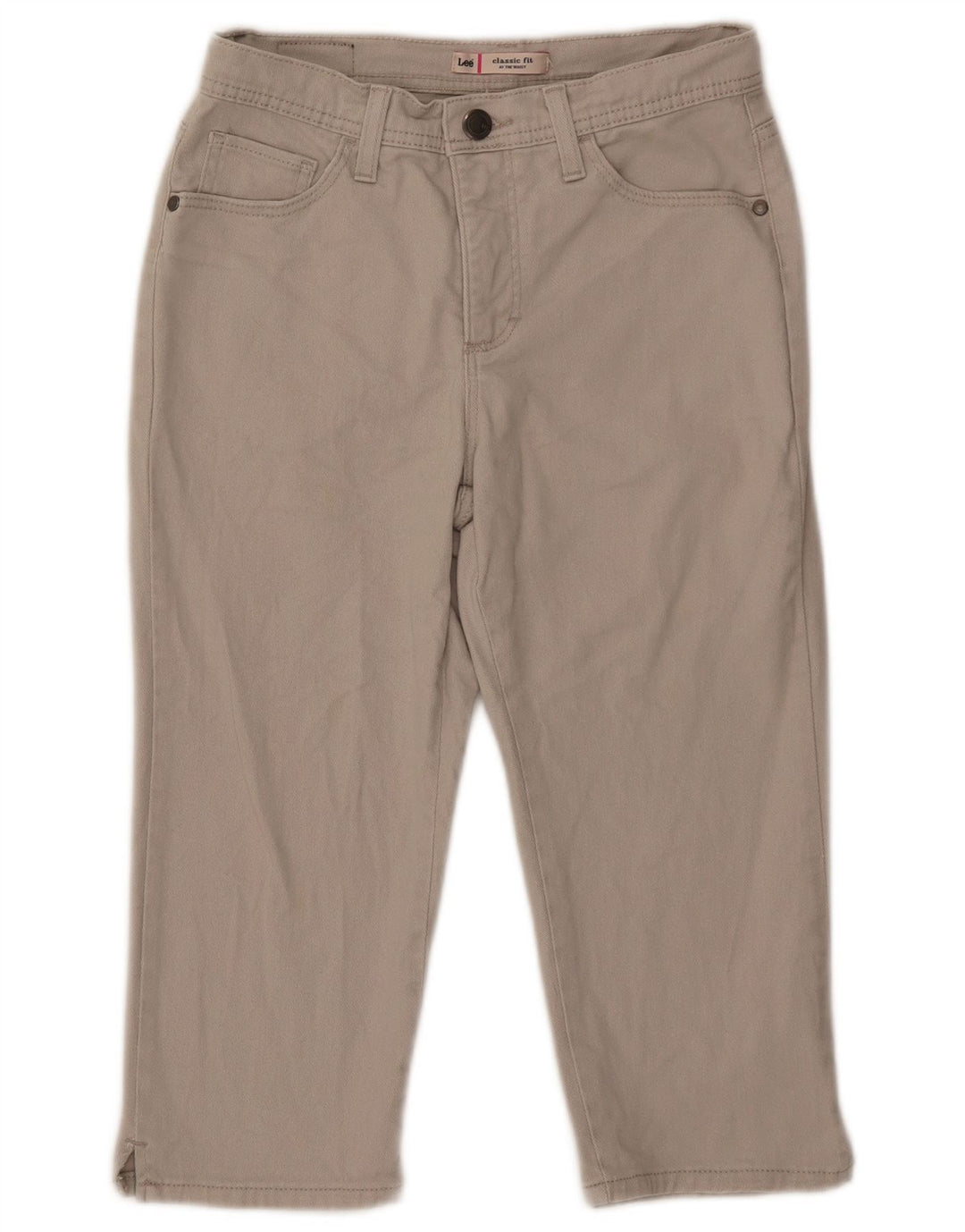 Lee Jean Capri Petite Femme US 4 Small W27 L18 Beige