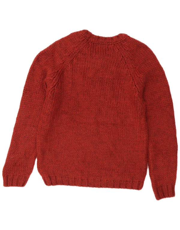Zara Homme Pull Col Bateau Pull Large Bordeaux Acrylique