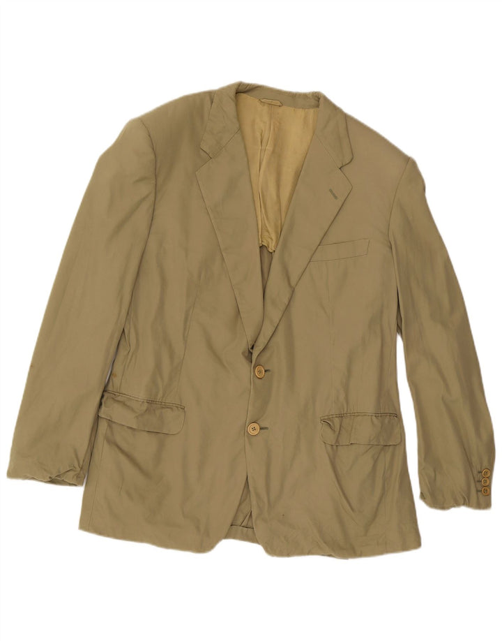 Burberry Veste Blazer 2 Boutons Homme IT 52 Grand Kaki Coton