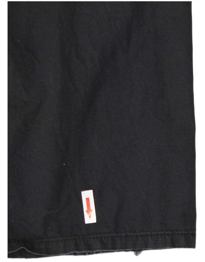 Armani Exchange Pantalon décontracté droit pour homme W32 L30 Noir Coton