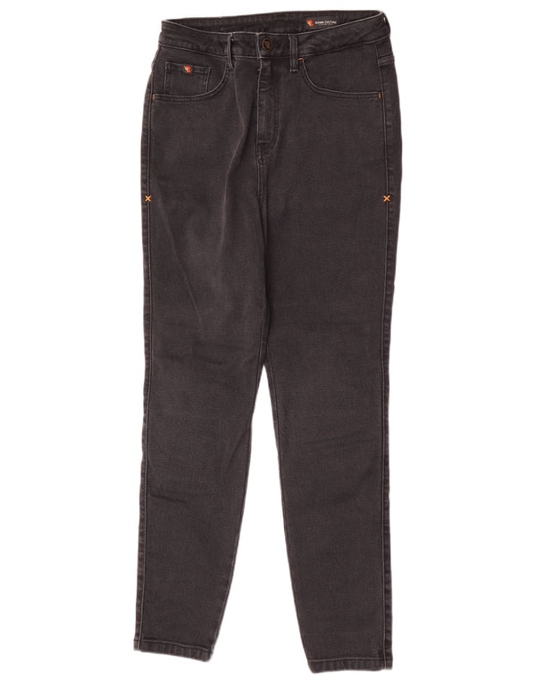 Vintage Femme Équitation Taille Haute Jeans W32 L30 Coton Noir