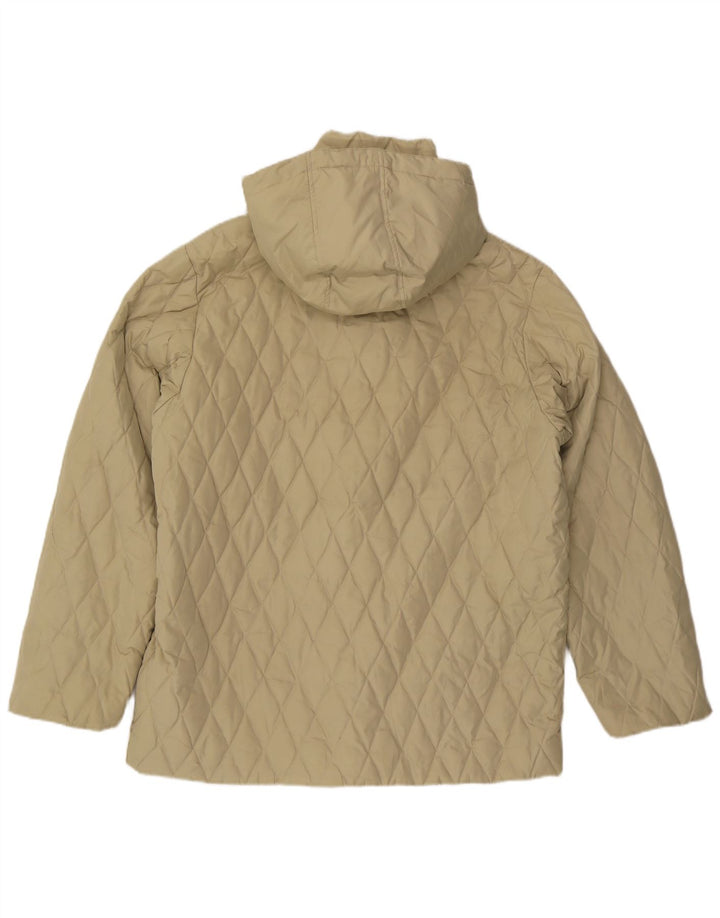 Sergio Tacchini Veste matelassée à capuche pour homme UK 40 Large Beige
