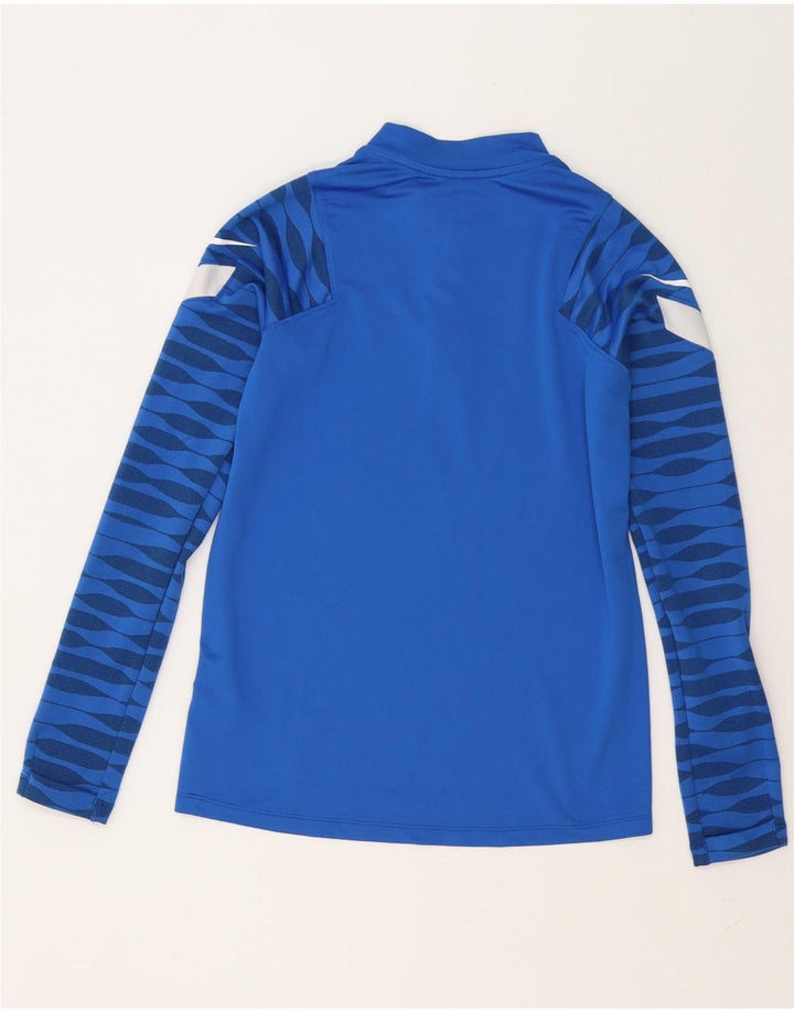 Haut de survêtement Nike Dri Fit pour garçon 12-13 ans, grand bleu géométrique