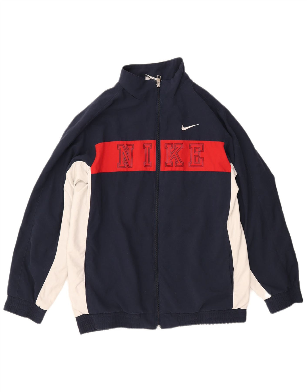 NIKE Veste de survêtement pour garçon 13-14 ans XL Bleu marine Colourblock
