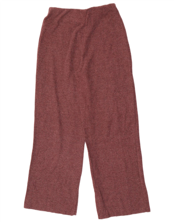 Pantalon de survêtement ZARA Femme UK 8 Small Maroon Polyester