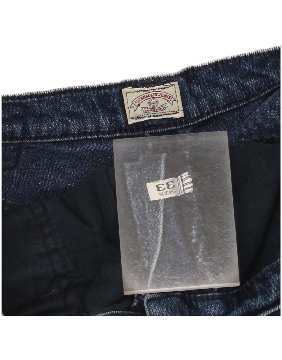 ARMANI Femme Jean Fuselé W33 L30 Bleu