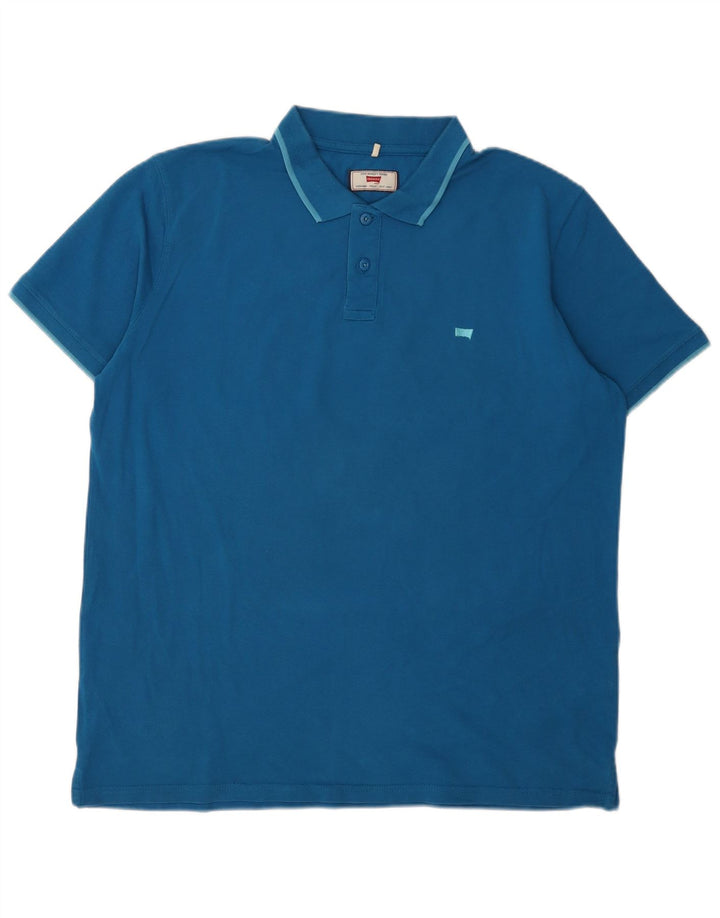 Carrera Polo Homme 2XL Bleu Coton