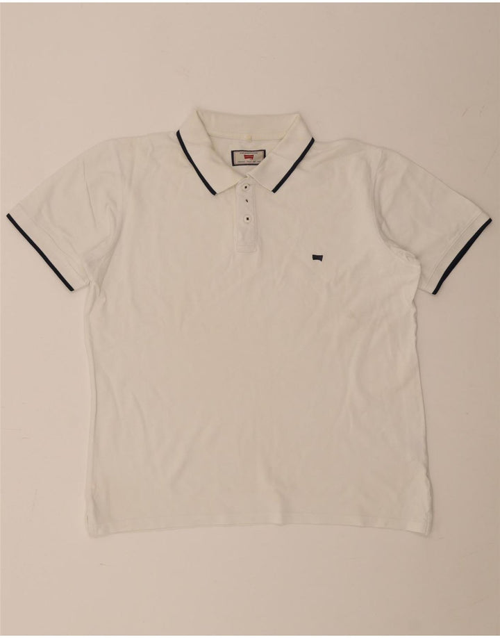 Carrera Polo Regular Fit Homme XL Blanc Rayé